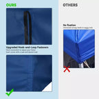 Yescom 10x10Ft UV30+ Gazebo Replacement Top for 2 Tier Outdoor Canopy Cover Patio Backyard Party Deck Event Navy Blue