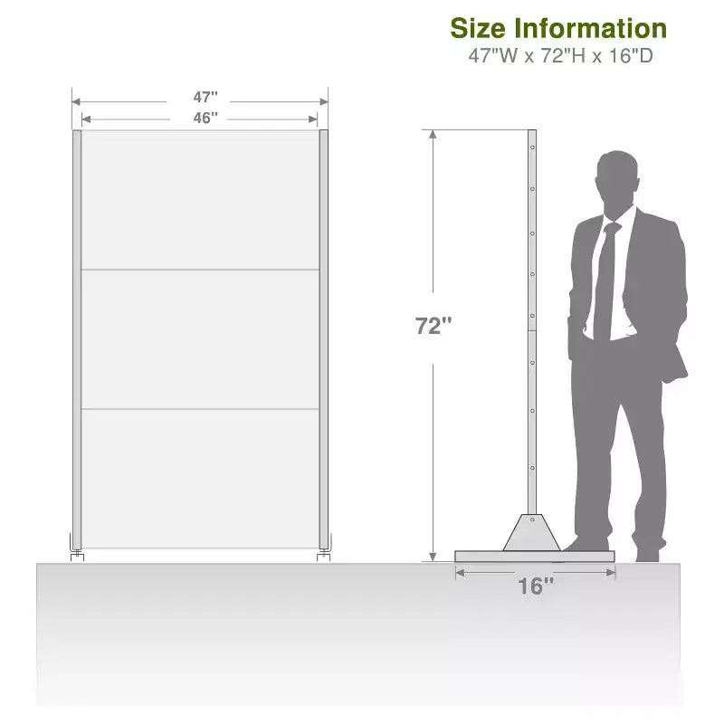 Gavin 72 x 47 inch Black Metal Outdoor Private Screen