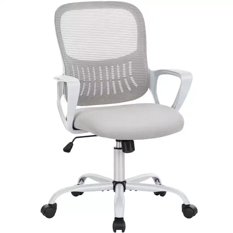 Premium Tall Office Chair, Counter Height, Adjustable Foot Ring Included for Standing Desk Users