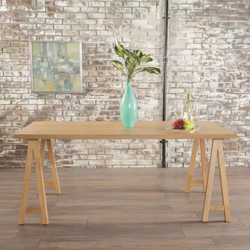 GDFStudio Sabrina Mid-Century Modern Wood Dining Table