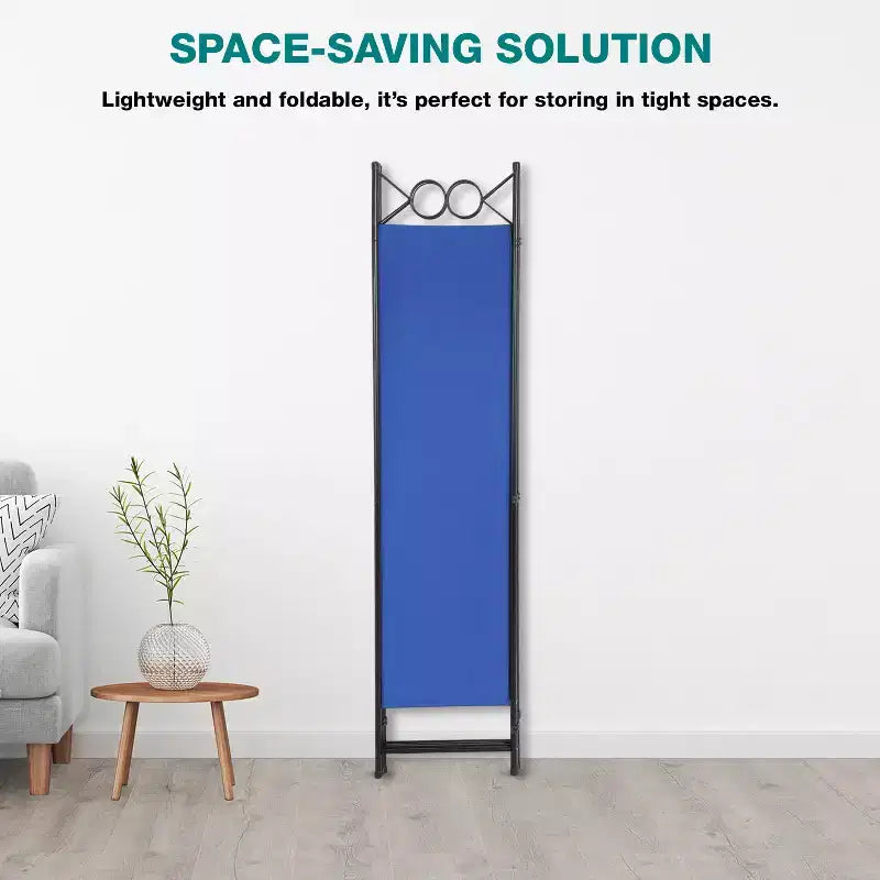 BestMassage Room Divider 4 Panel Folding Privacy Screen 5.6FT Freestanding Partition Wall Divider