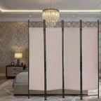 BestMassage Room Divider 4 Panel Folding Privacy Screen 5.6FT Freestanding Partition Wall Divider