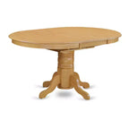 HomeStock Oval Dining Table Set With 4 Chairs Formal Style