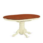 HomeStock Dining Table Set Butterfly Leaf Chairs 42x60 Inch