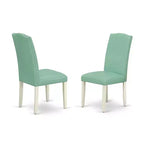 HomeStock Round Kitchen Table & Chairs Dinette Set Mid-Century Style