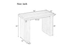 Whisen Minimalist Farmhouse Mango Wood Console Table & Entryway Side Table with Thickened Tabletop