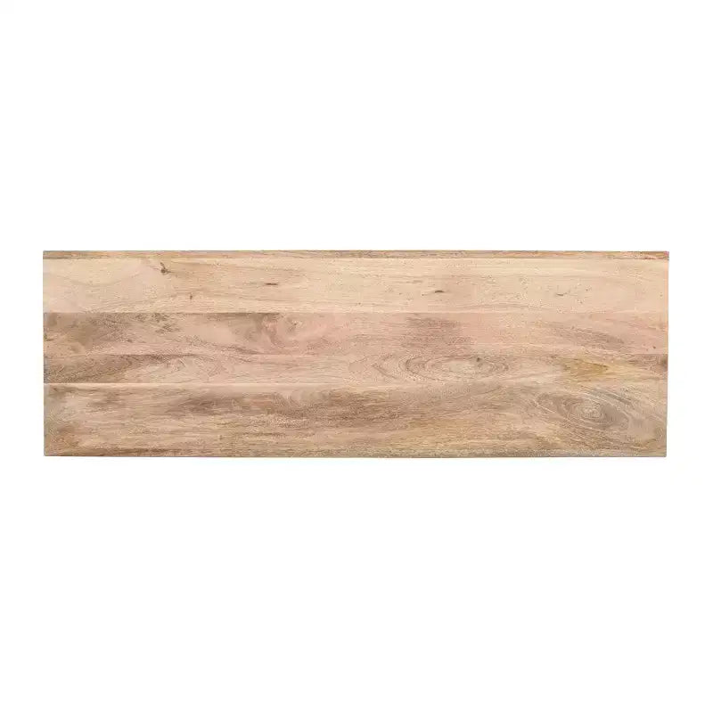 Whisen Minimalist Farmhouse Mango Wood Console Table & Entryway Side Table with Thickened Tabletop