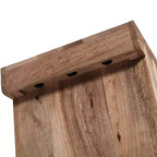 Whisen Minimalist Farmhouse Mango Wood Console Table & Entryway Side Table with Thickened Tabletop