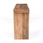 Whisen Minimalist Farmhouse Mango Wood Console Table & Entryway Side Table with Thickened Tabletop
