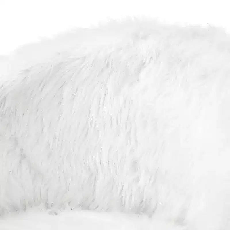 Inspired Home Ana Lux Fur Accent Chair