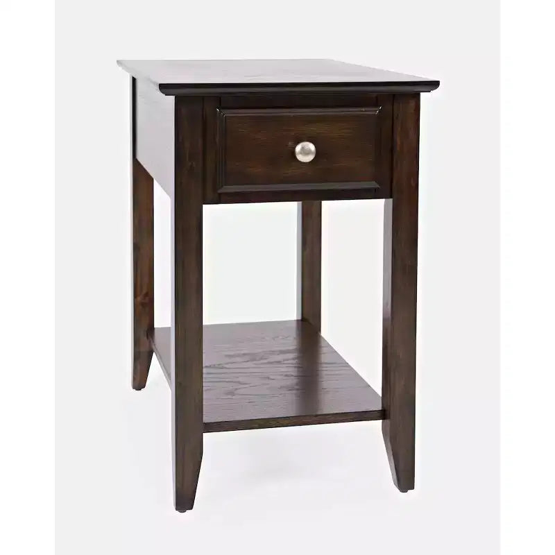 Jofran,Modern Espresso Chairside End Table