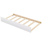 Whisen Wood Bunk Bed with Trundle and Storage Staircase