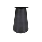 Jofran,Circularity Modern Luxury Marble and Iron 15 Round Pedestal Chairside End Table