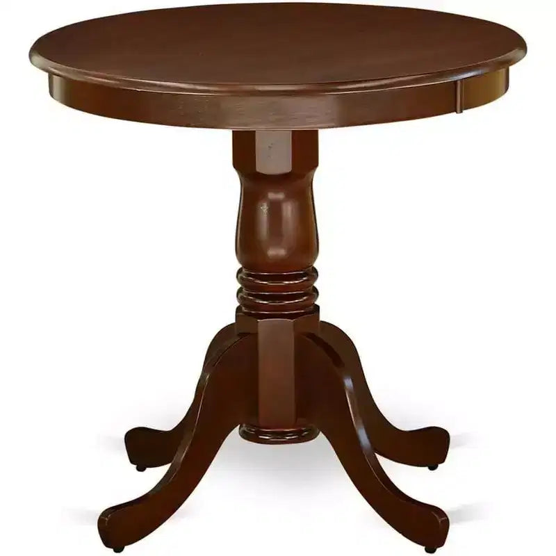 HomeStock Dining Table Made of Rubber Wood