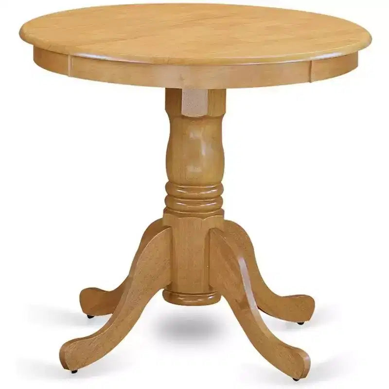 HomeStock Dining Table Made of Rubber Wood