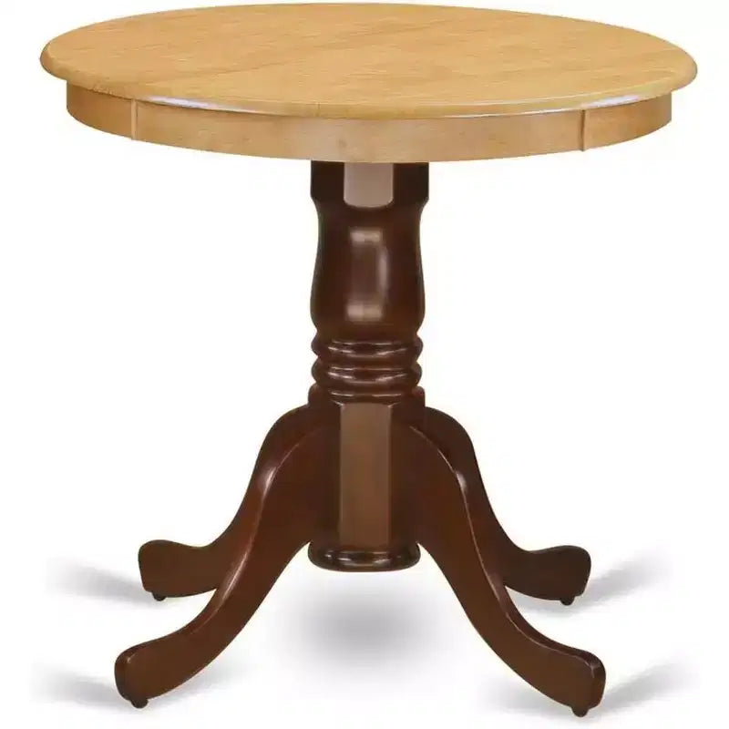 HomeStock Dining Table Made of Rubber Wood