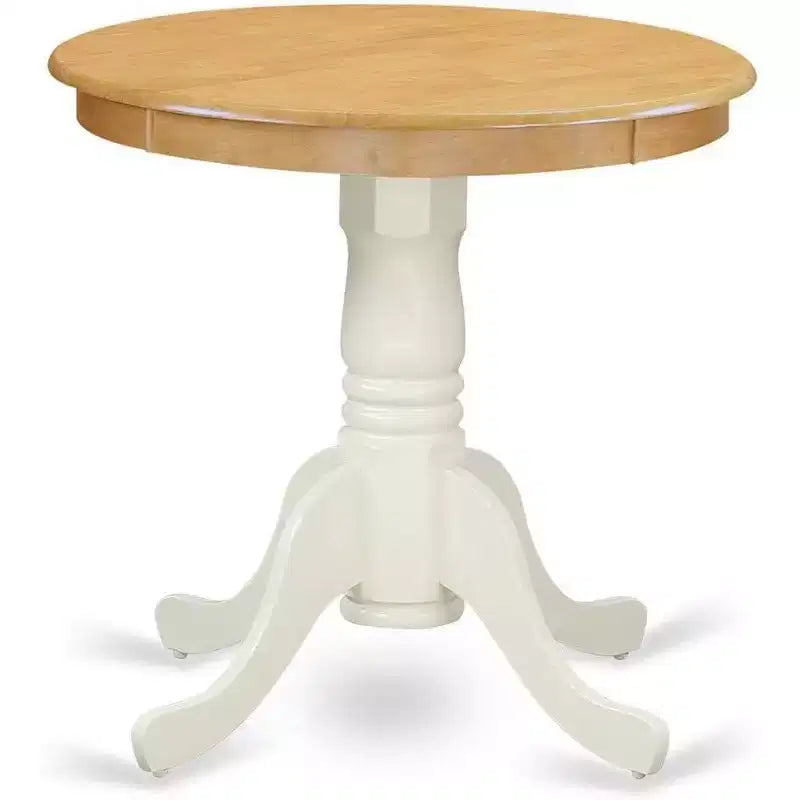 HomeStock Dining Table Made of Rubber Wood