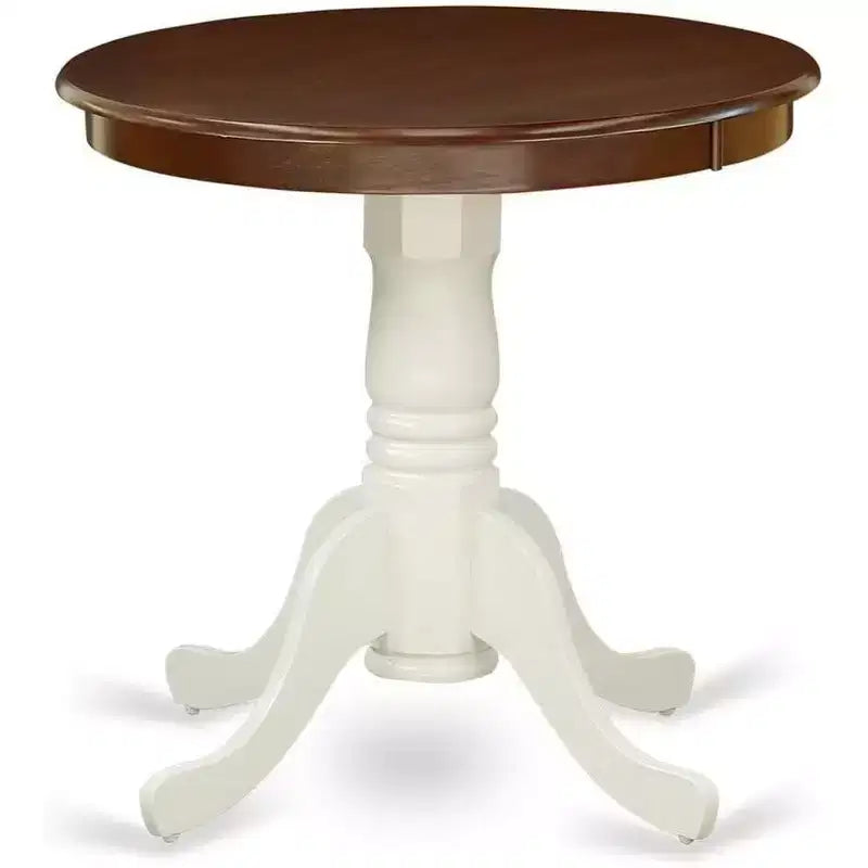 HomeStock Dining Table Made of Rubber Wood