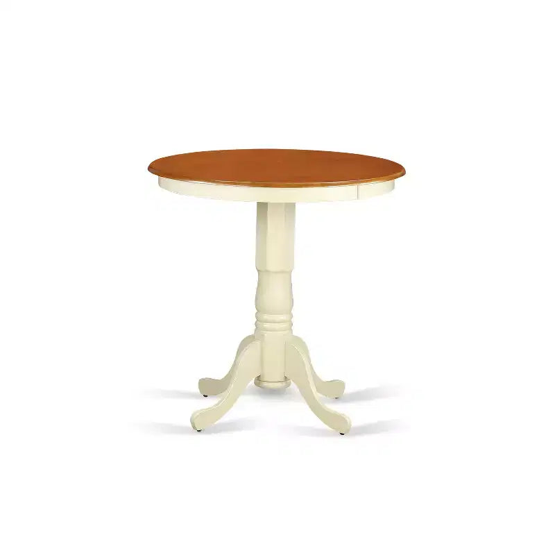 HomeStock Dining Table Made of Rubber Wood