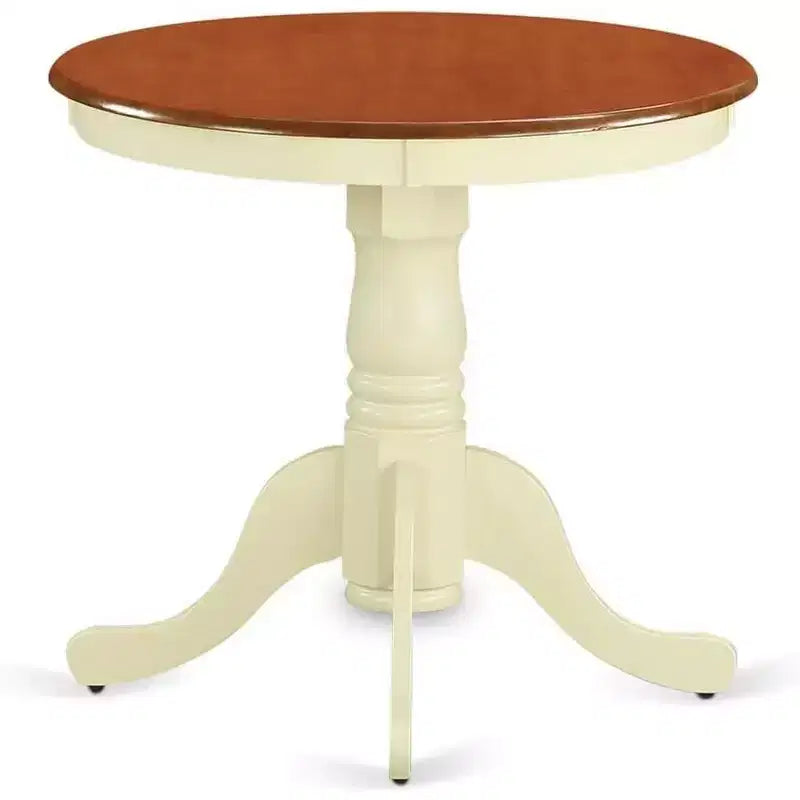 HomeStock Dining Table Made of Rubber Wood