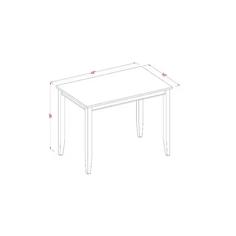 Counter Height Rectangular Dining Table Buckland Model
