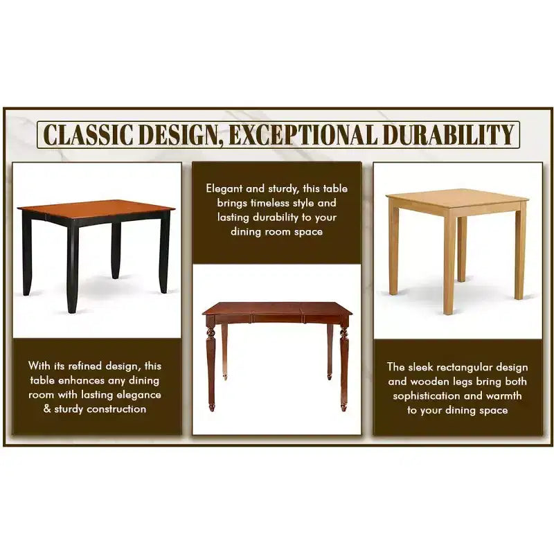 Counter Height Rectangular Dining Table Buckland Model