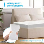 Mjkone Twin Size Sofa Bed, 2 in 1 Convertible Linen Loveseat Sleeper Sofa Couch with Cushions