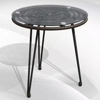UPTIOT 3 Piece Wicker/rattan Seating Group With Cushions