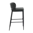 Christopher Knight Home Carolyn Industrial Metal and Leathaire Barstool (Set of 2)
