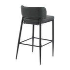 Christopher Knight Home Carolyn Industrial Metal and Leathaire Barstool (Set of 2)