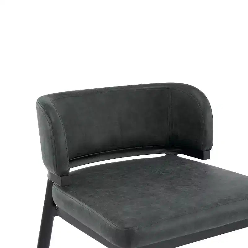 Christopher Knight Home Carolyn Industrial Metal and Leathaire Barstool (Set of 2)