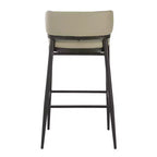Christopher Knight Home Carolyn Industrial Metal and Leathaire Barstool (Set of 2)