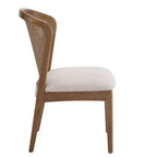 Christopher Knight Home Whim Rubber Wood Dining Chair with Rattan Back