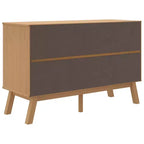 vidaXL Sideboard OLDEN Brown 44.9x16.9x28.9 Solid Wood Pine