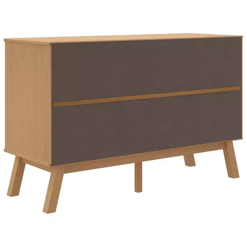 vidaXL Sideboard OLDEN Brown 44.9x16.9x28.9 Solid Wood Pine