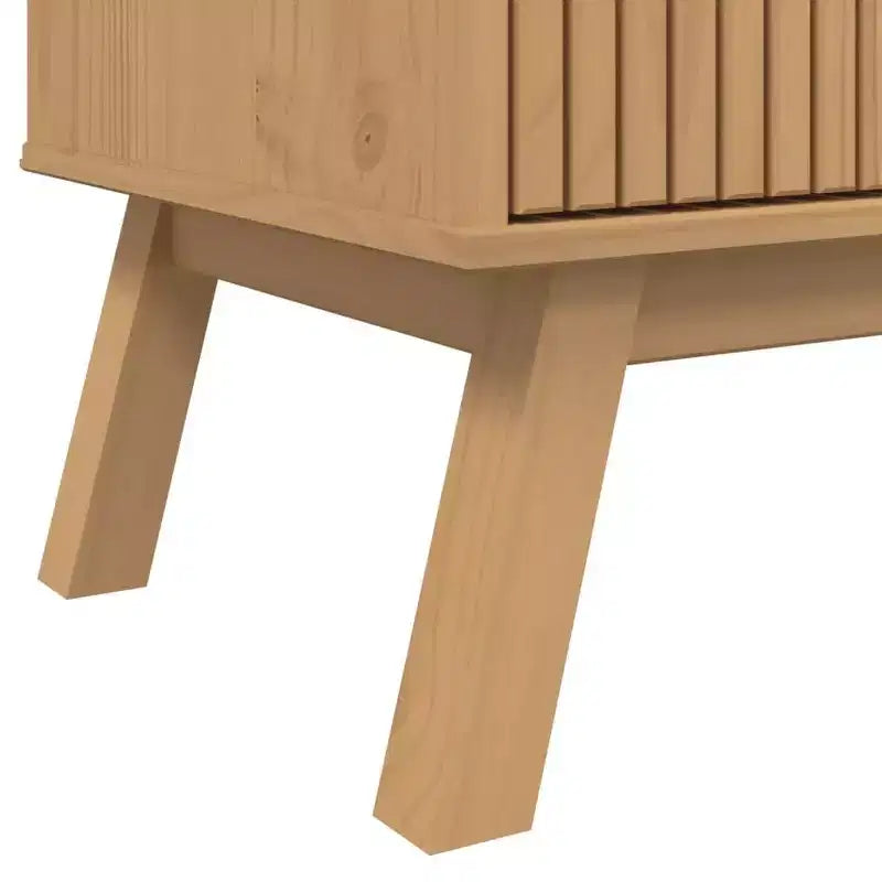 vidaXL Sideboard OLDEN Brown 44.9x16.9x28.9 Solid Wood Pine