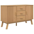 vidaXL Sideboard OLDEN Brown 44.9x16.9x28.9 Solid Wood Pine