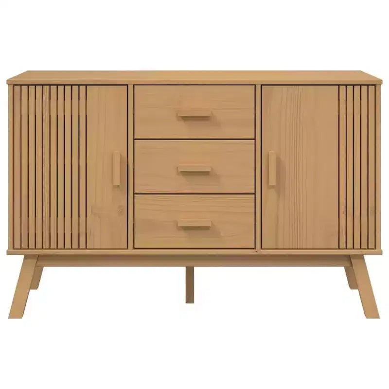 vidaXL Sideboard OLDEN Brown 44.9x16.9x28.9 Solid Wood Pine