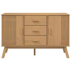 vidaXL Sideboard OLDEN Brown 44.9x16.9x28.9 Solid Wood Pine