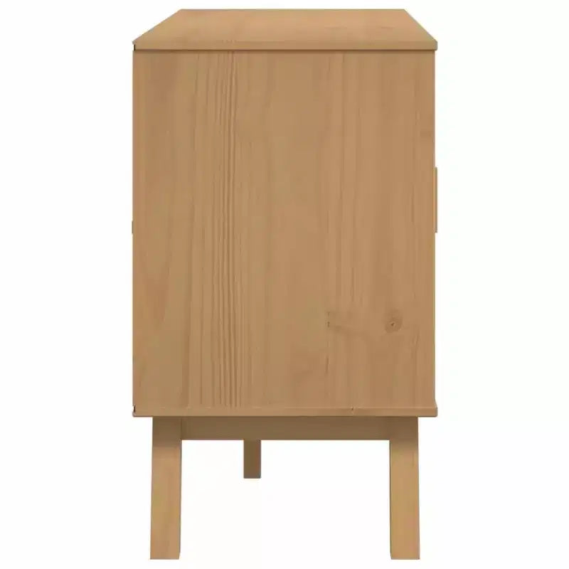 vidaXL Sideboard OLDEN Brown 44.9x16.9x28.9 Solid Wood Pine