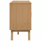 vidaXL Sideboard OLDEN Brown 44.9x16.9x28.9 Solid Wood Pine