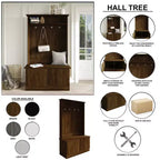 ChaletPosh Hall Tree with Bench
