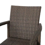 GDFStudio Conquista Outdoor Wicker 30 Inch Barstools (Set of 2)