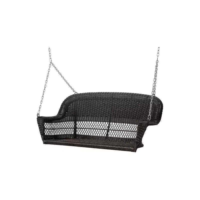 HomeStock Resin Wicker Porch Swing