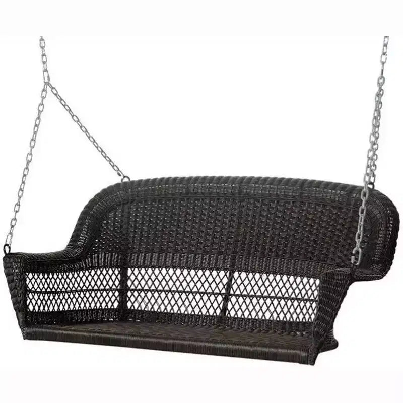 HomeStock Resin Wicker Porch Swing