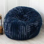 Jaxx 5 Foot Saxx Bean Bag Chair for Adults - Luxe Faux Fur