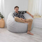 Jaxx 5 Foot Saxx Bean Bag Chair for Adults - Luxe Faux Fur