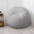 Jaxx 5 Foot Saxx Bean Bag Chair for Adults - Luxe Faux Fur