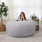Jaxx 5 Foot Saxx Bean Bag Chair for Adults - Luxe Faux Fur