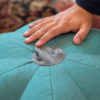 Jaxx Pumpkin Pouf - Luxurious Ottoman for Fall & Halloween Dcor